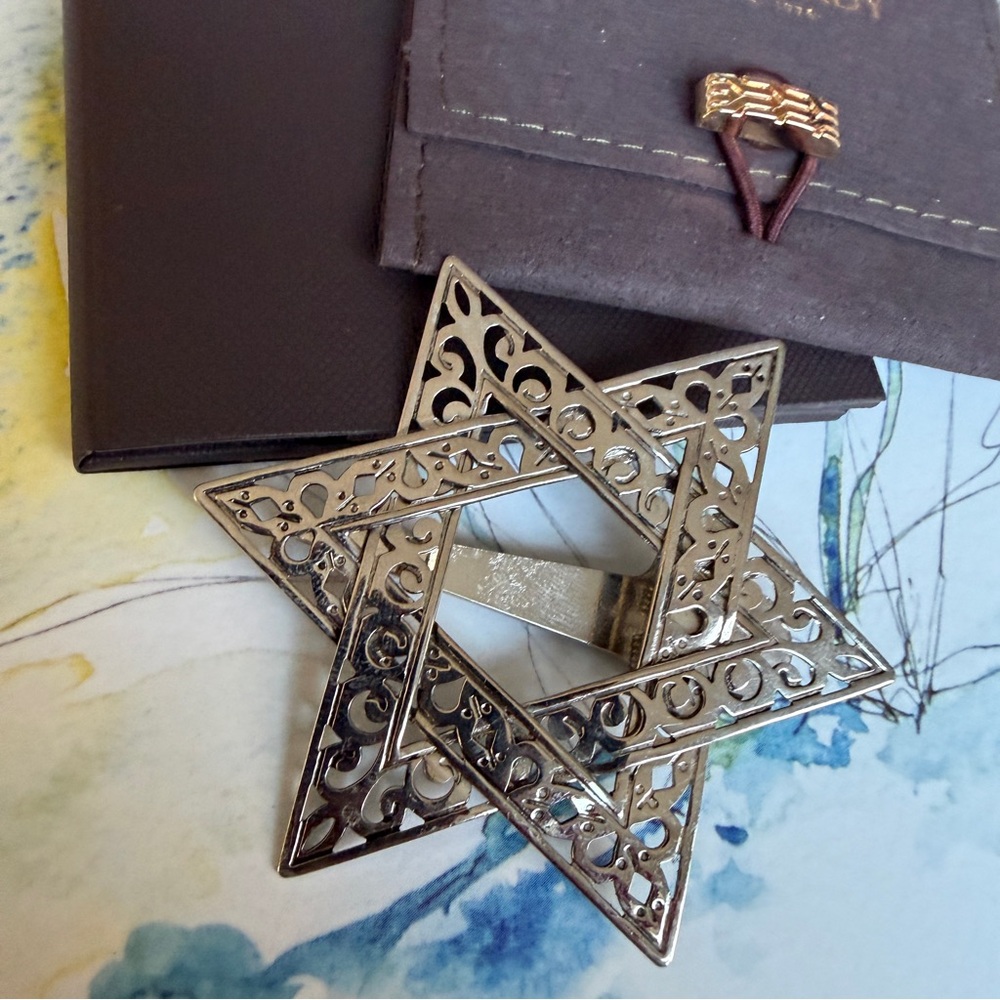 Silver Star Brooch